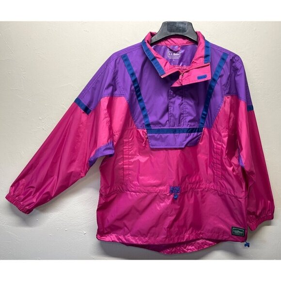 L.L. Bean Limited Edition Archival Anorak Pullover Jacket Large Lightweight 90s - Picture 1 of 10